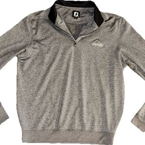 FootJoy Sweater Mens Small Golf Performance Half-Zip Pullover FJ Tour Collar